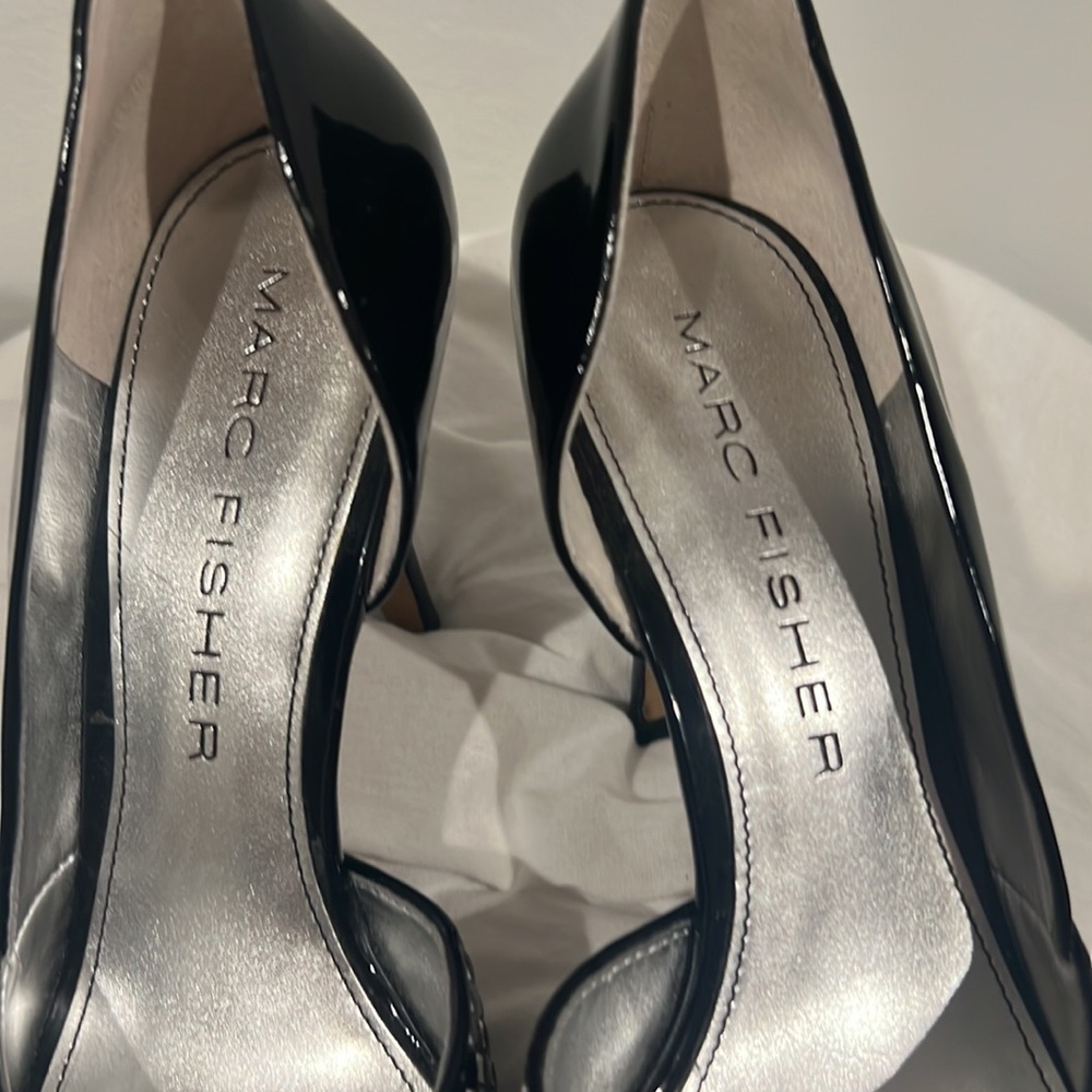 Marc Fisher Black and White Heels - Picture 9 of 10